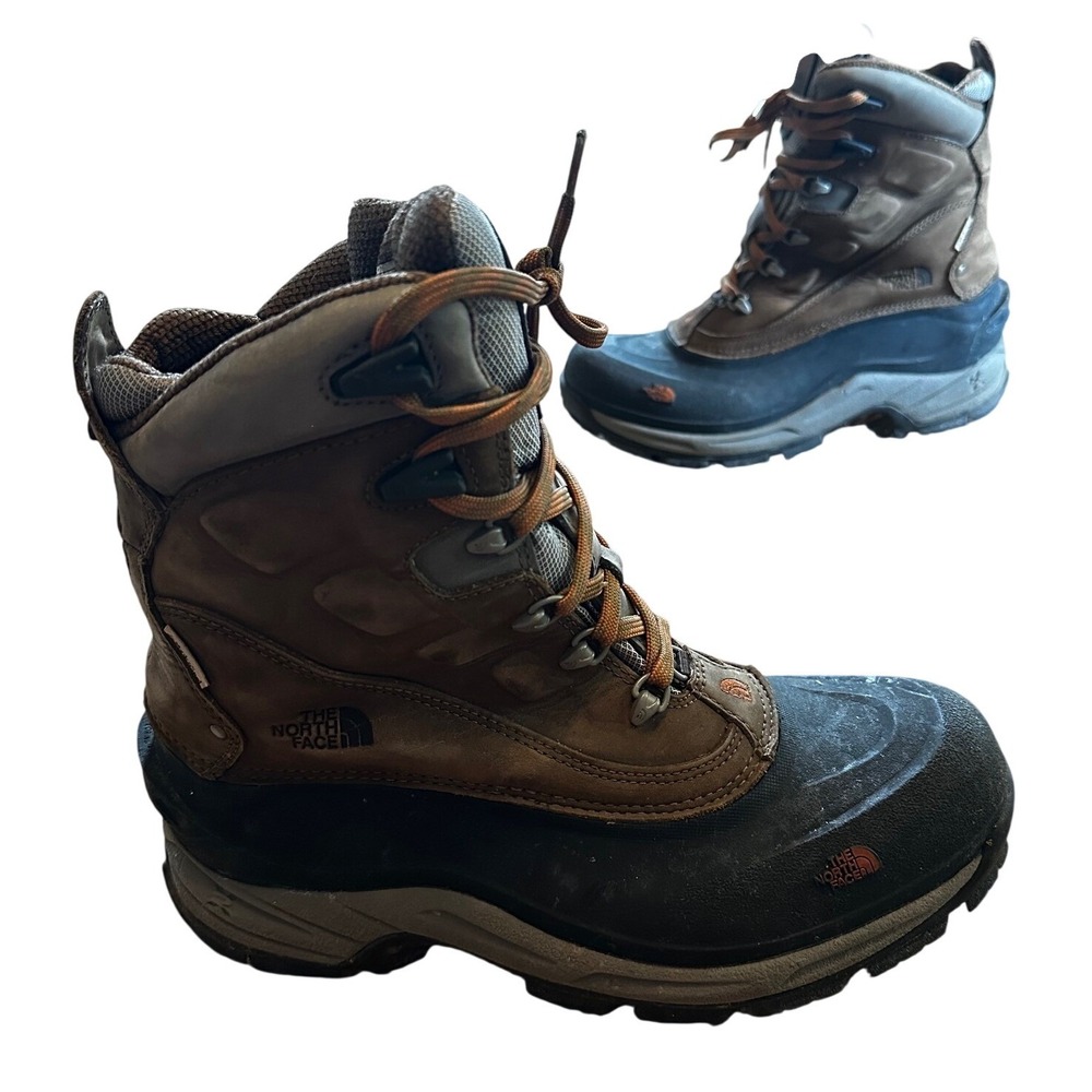 The North Face Baltoro 400 Mens Brown Black Waterproof Winter Boots Size 10